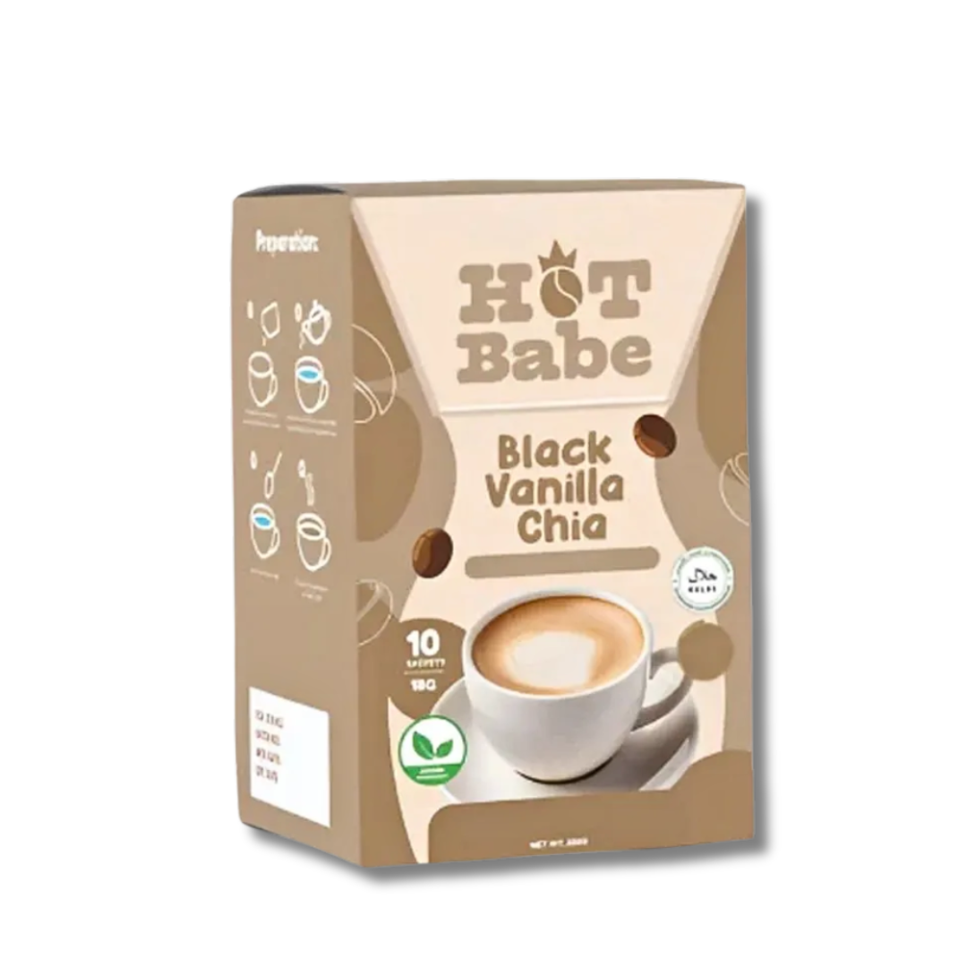 Hot Babe Black Vanila Chia 18g Hot Babe Black Vanila Chia 18g